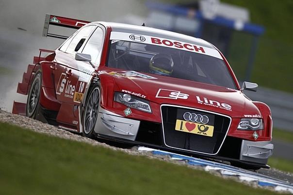 Der Saisonstart der DTM findet auch 2011 wieder traditionell auf dem Hockenheimring statt. Foto: Audi/Auto-Reporter.NET 